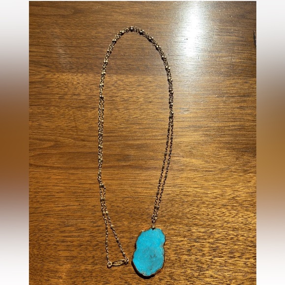 Heather Gardner Turquoise Slice Necklace- Stunning, NWOT, Priced to Sell! - Picture 5 of 5